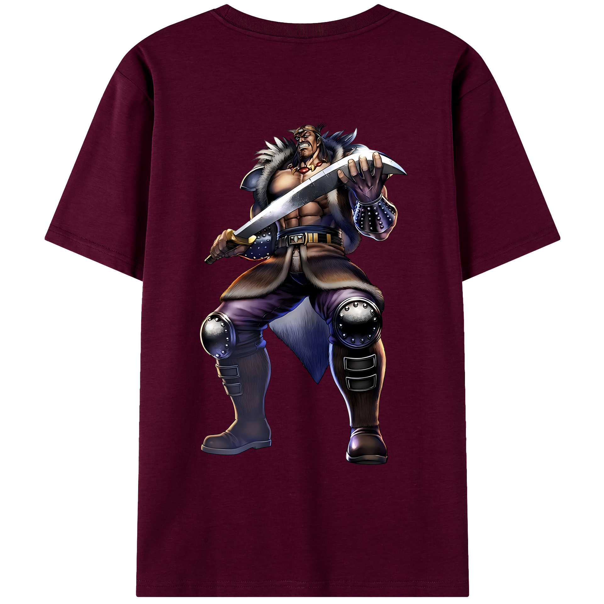 （画像用） 北斗の拳 Fist of the North Star レディース半袖Tシャツ(バックプリント)